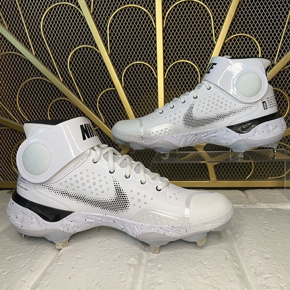 Nike Baseball React Alpha Huarache Elite 3 Metal Cleats Men's Size 7 CZ7946-104 - Picture 4 of 9